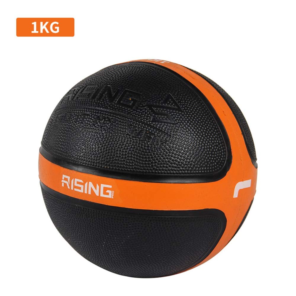 Pelota Medicinal Balón De Medicina De Goma De Color, Balón De Alta Elasticidad, Equipo De Entrenamiento De Fuerza Muscular para Gimnasio En Casa, 1kg, 2kg, 3kg, 4kg, 5kg, 6kg, 7kg, 8kg, 9kg, 10kg