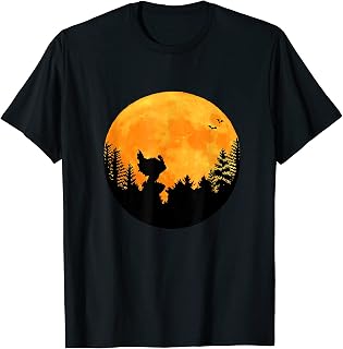 Romantic turkey with bat at night in the moonlight T-Shirt
