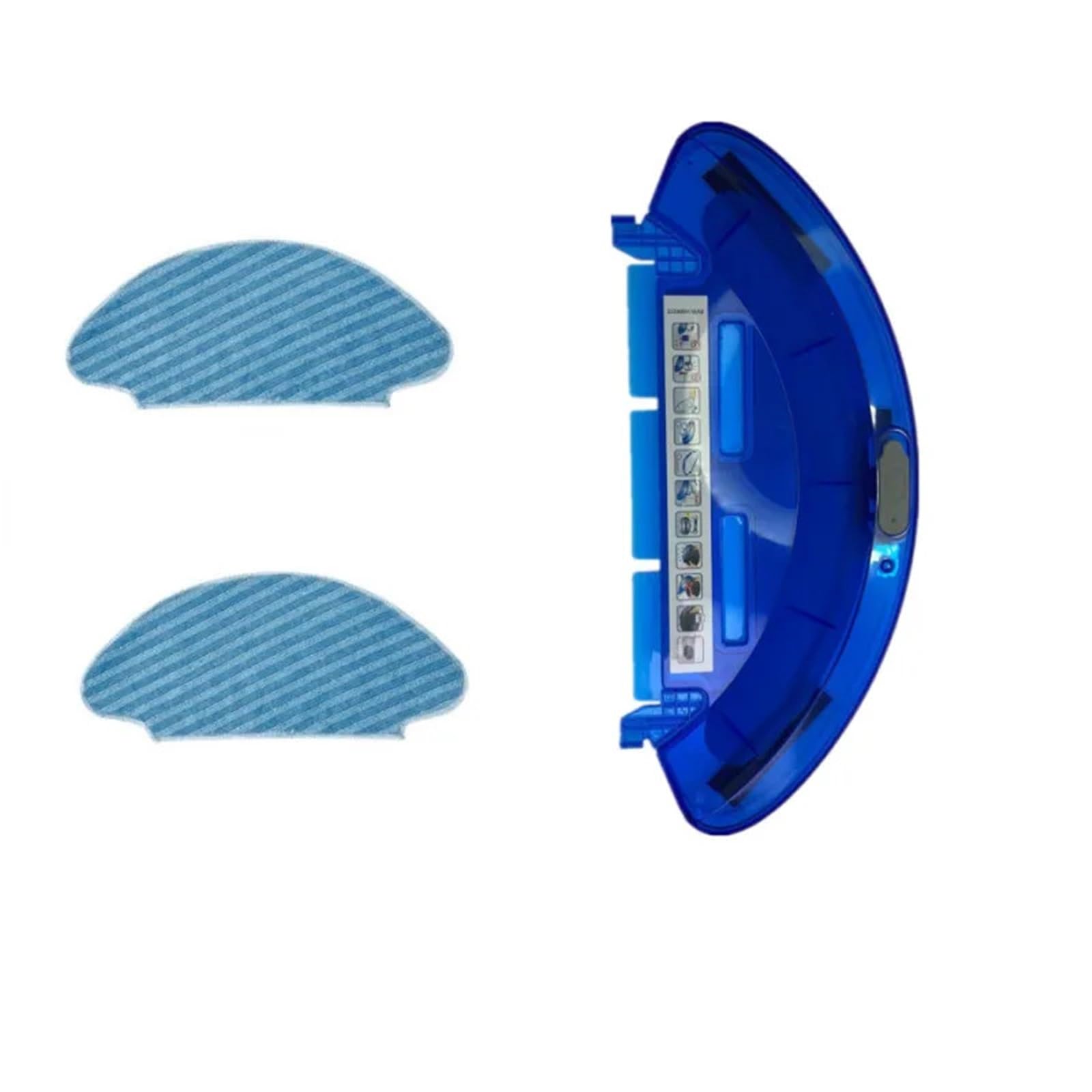 APKDBRTS Compatible For Rowenta X-PLORER SERIE 45 ANIMAL CARE Water Tank Replacement Mop Cloth Robot Vacuum Cleaner Accessories(3pcs)