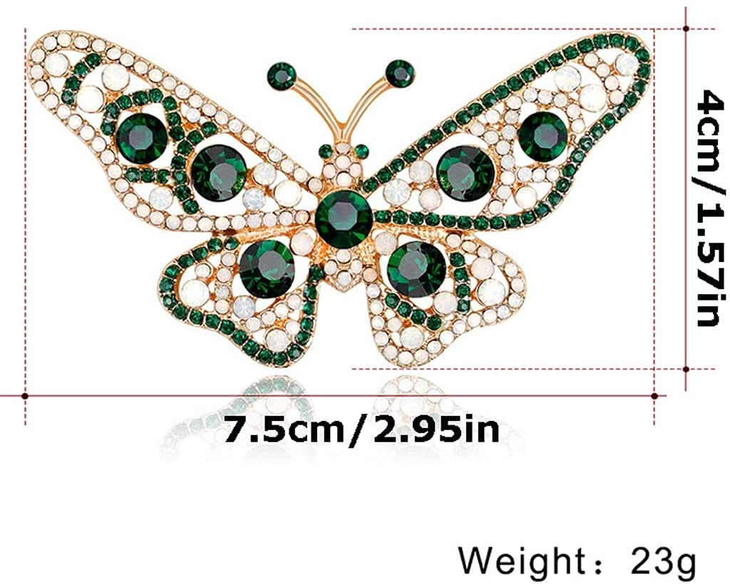 Madrry Broch Clásicos Con Forma De Mariposa Para Mujer, Alfiler De