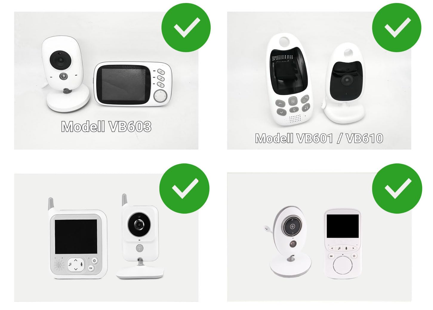 GENERICO Monitor de bebés baby monitor ABM600
