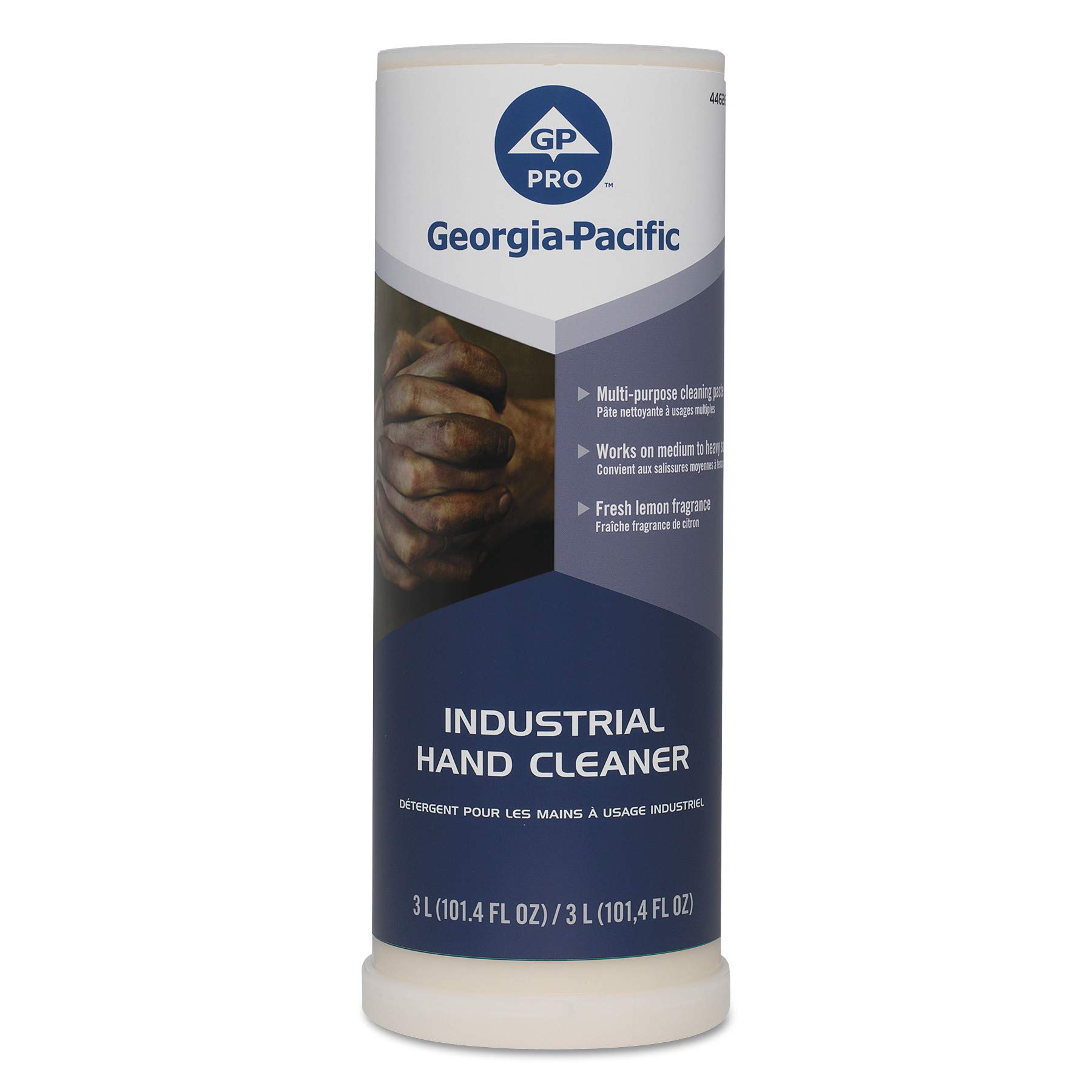 Georgia-Pacific Industrial Grit Hand Cleaner Refill by GP PRO, Lemon, 44626, 3000 ML Per Refill, 4 Refills Per Case