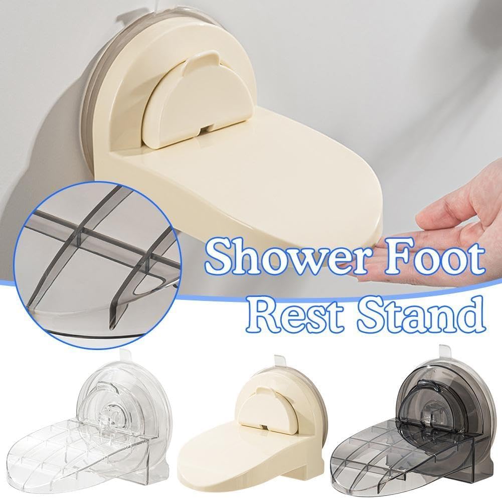Repose-pied Pour Douche - Support Pour Se Raser Les Jambes, Design Triangulaire Antidérapant, En ABS - 11