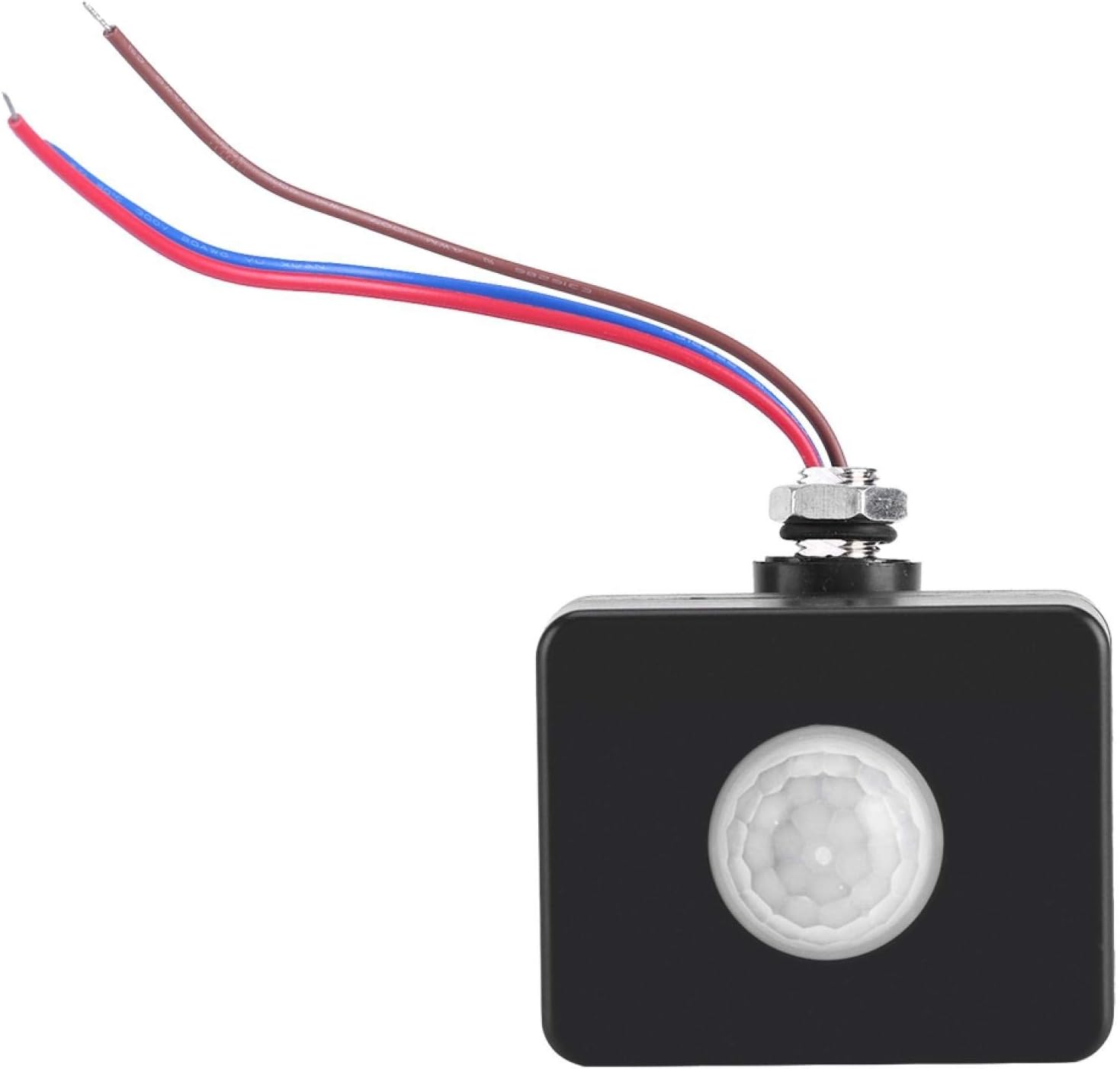 Motion Sensor, 120-140 Degrees Pc Black Replacement Sensor,s Ip65 Outdoor Use Pir Infrared Motioning Lighting Detector Wall Pavement Switch for Transmitting Signals and Light at Night