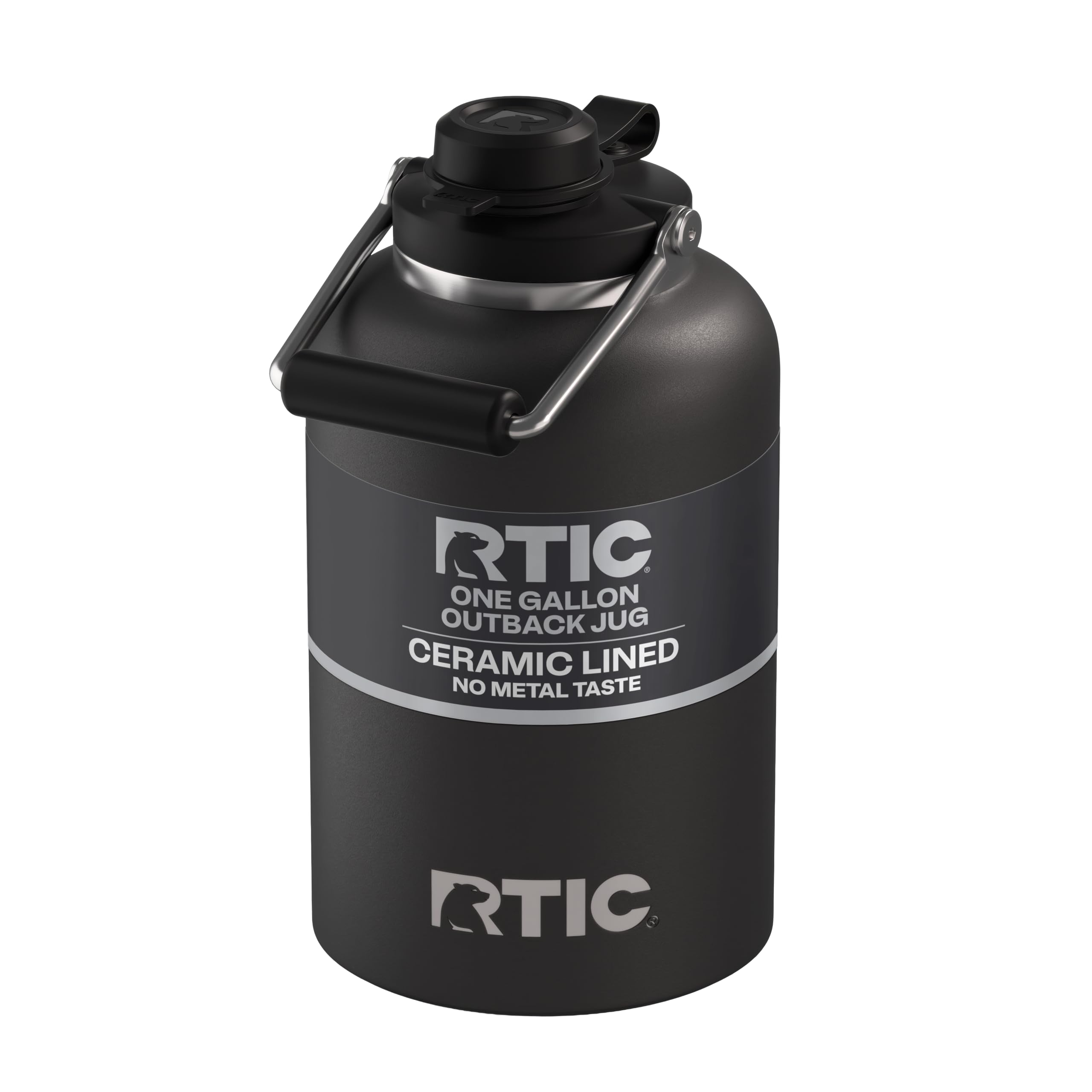 RTIC 1 Gallon Outback Jug Ceramic Lined Black