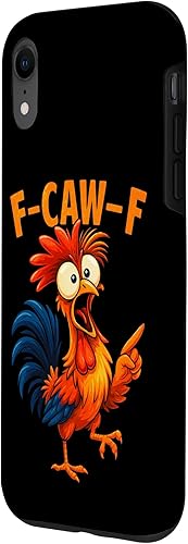 Miniatura 2 de F Caw F Rooster Funny Bird Fcawf Fawk Off Chicken Whisperer Case for iPhone XR