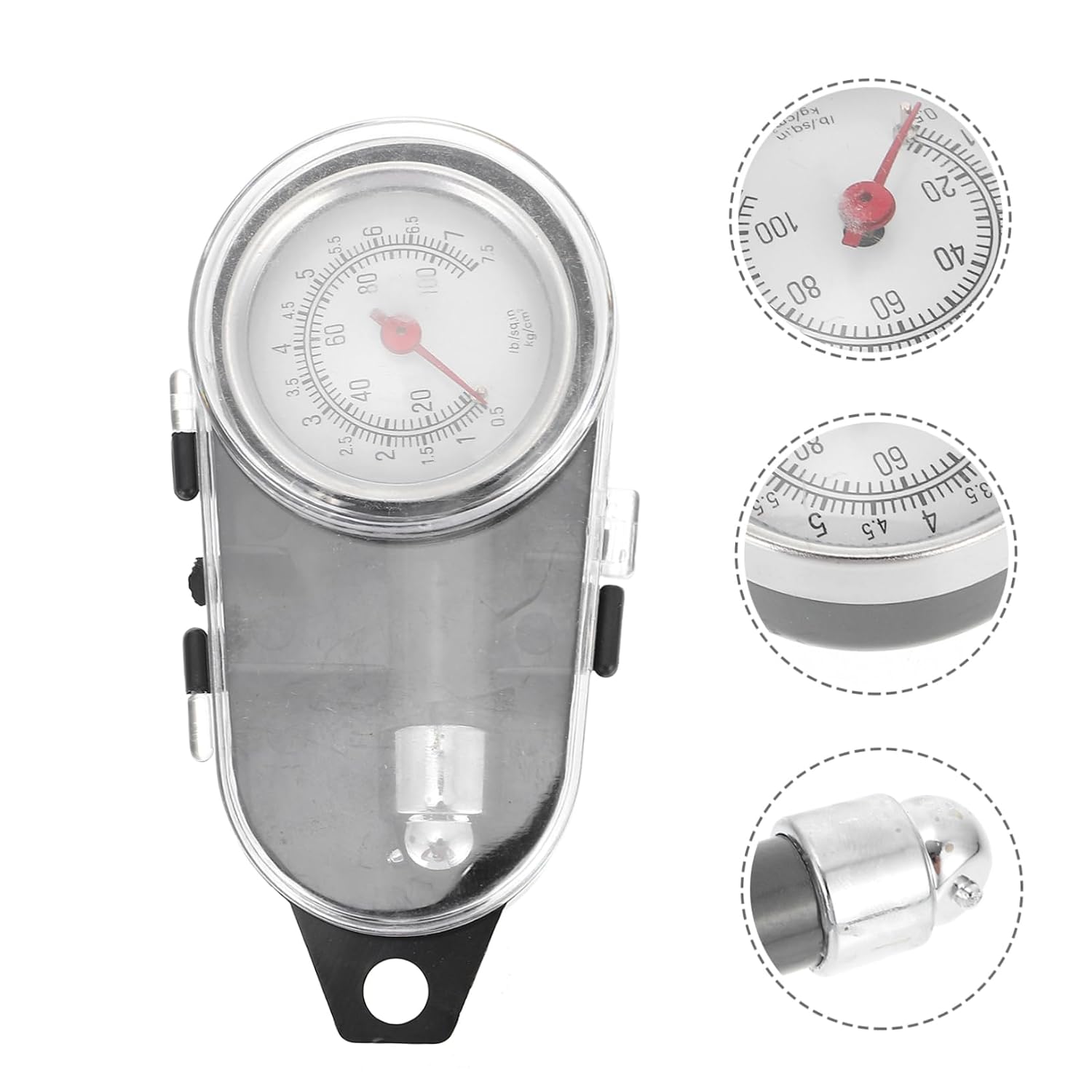 1pc High-Precision Tire Pressure Gauge Digital Display for Cars Suvs Motorcycles and Bicycles Compact and Easy to Use Air Pressure Tester LCD