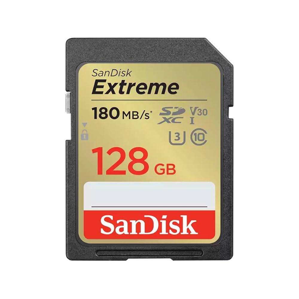 SanDisk - SunDisk CFカード Extreme 128GB Amazon | SanDisk Extreme 128GB Class 10/UHS-I (U3) V30 SDXC