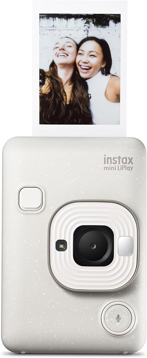 Fujifilm INSTAX Mini LIPLAY Hybrid Instant Camera - Misty White