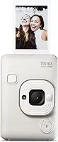 Fujifilm Câmera instantânea híbrida Mini LIPLAY INSTAX – Branco enevoado