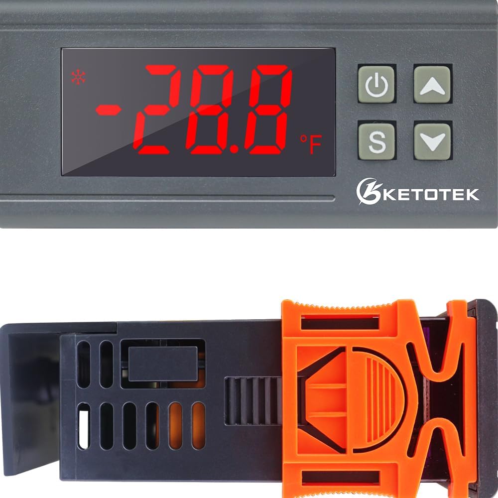 Dimensions of KETOTEK KT1000 Digital Temperature Controller