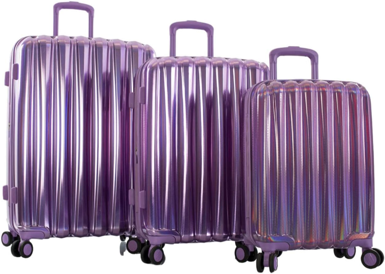 Heys America Astro Iridescent Spinner Luggage (Silver, 21")