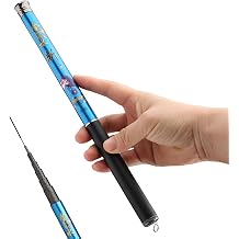 Telescopic Tenkara Fishing Rod Combo Close Length 10.5 Inch Pocket Travel Crappie Rod Inshore Stream Trout Pole Stream Carp Fishing