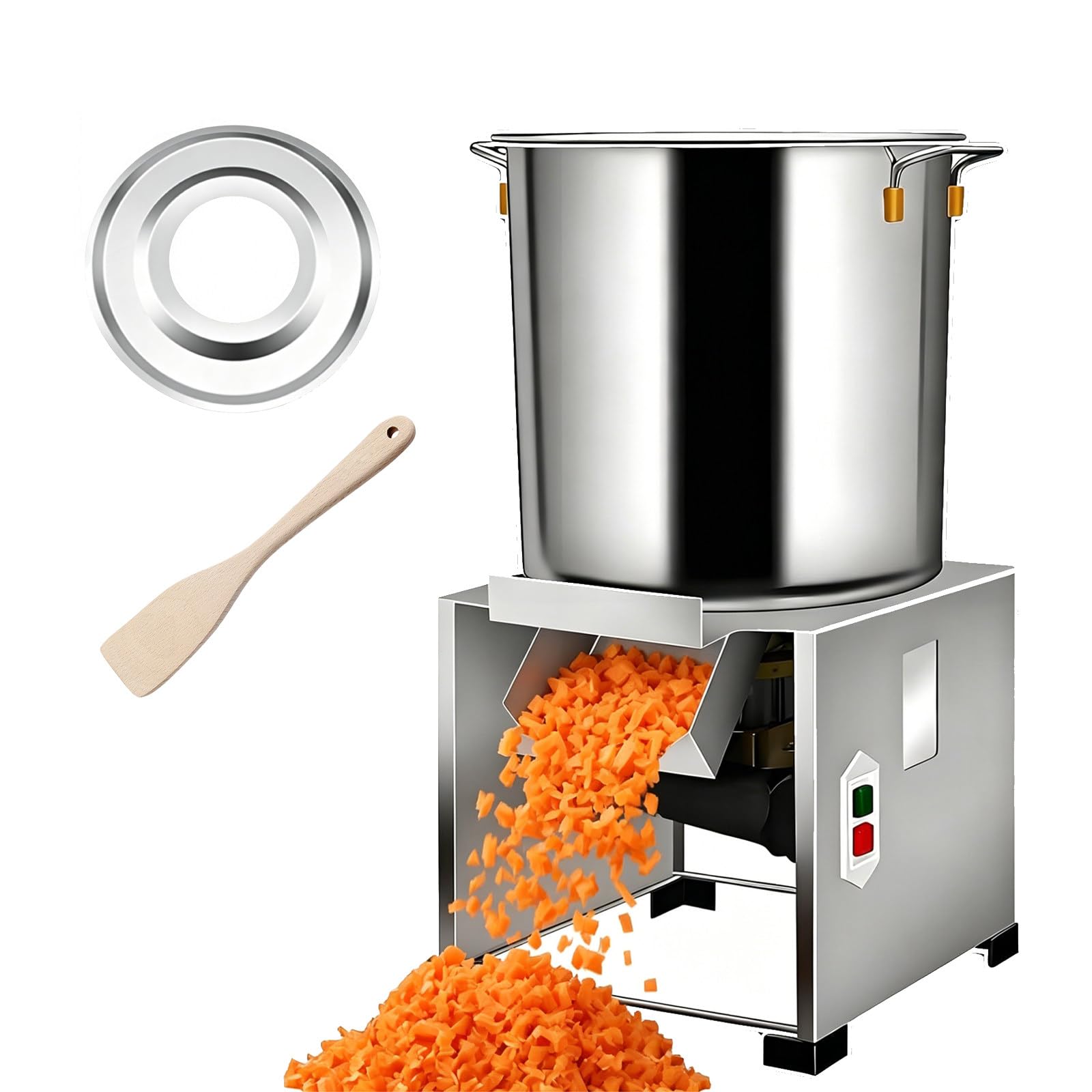 eQianyuan Electric Feed Grinder Machine Poultry Feed Processor 1000W-220V