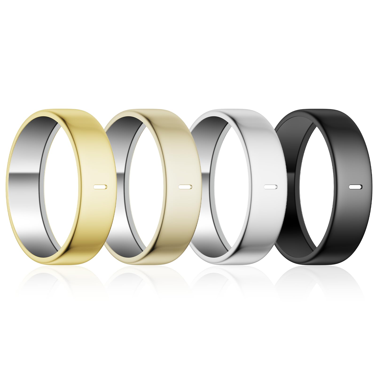4 Pack Ultra-Thin Cover Compatible for Oura Ring Gen 5, Charging Directly