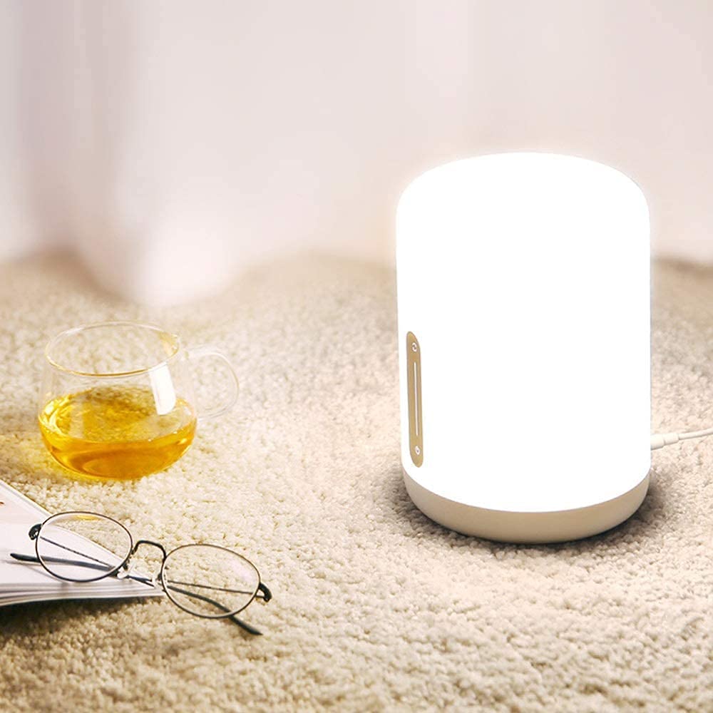 DieffematicTD Lampa biurkowa Ochrona oczu Inteligentna lampa nocna, lampa stołowa rozrządu, sterowanie czujnikiem dotykowym, inteligentne światła, sterowanie głosowe, lekkie lampki do pielęgnacji oczu