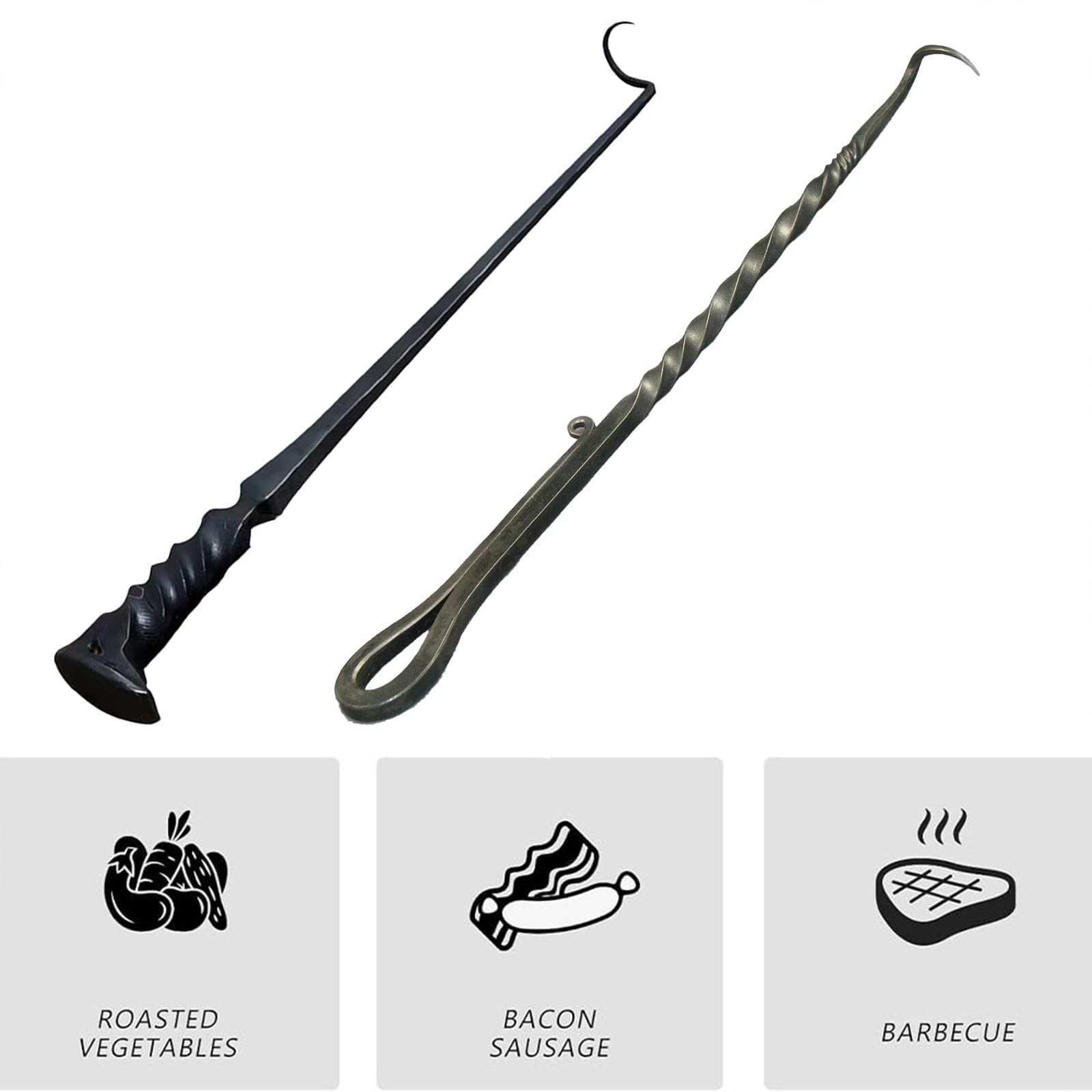 Pigtail Meat Flippers, Meat Hook Flipper,Roestvrij stalen flipper haak
