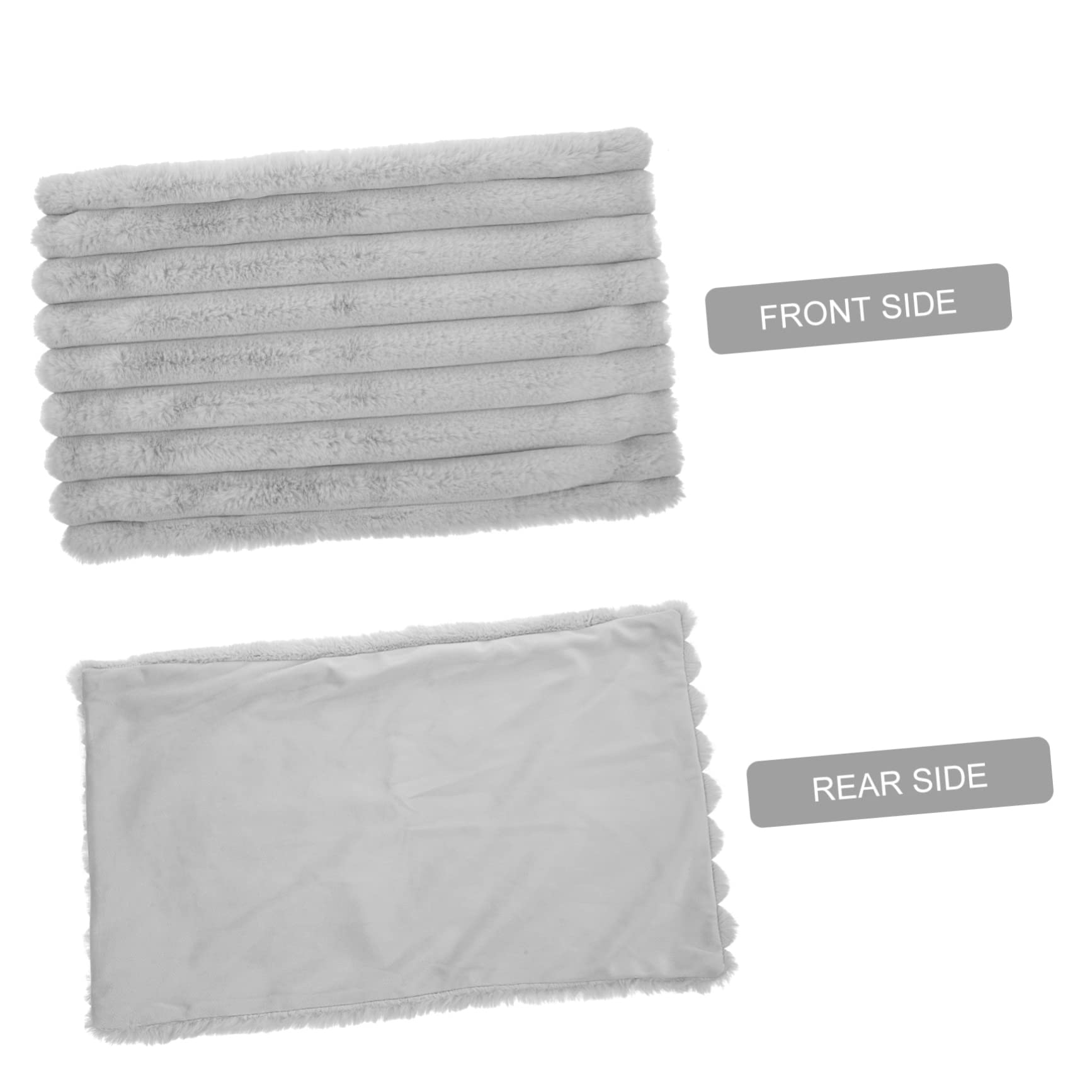 Cabilock 3piezas Funda De Cojín De Diseño Simple De Imitación De Conejo Accesorio Decorativo para Sofá y Sala De Estar
