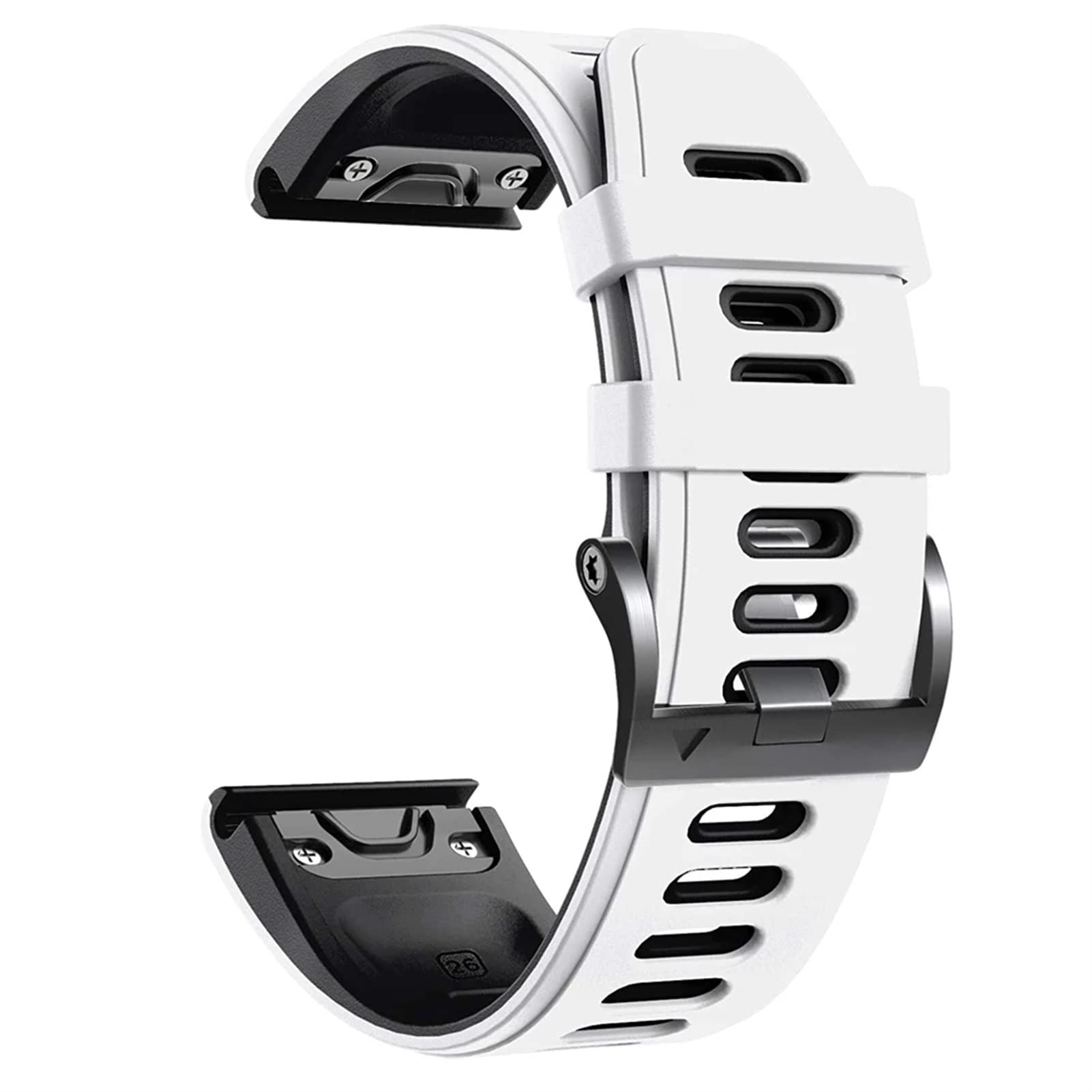 Bracelet en silicone 22mm pour Garmin Fenix 6 Pro et Fenix 5
