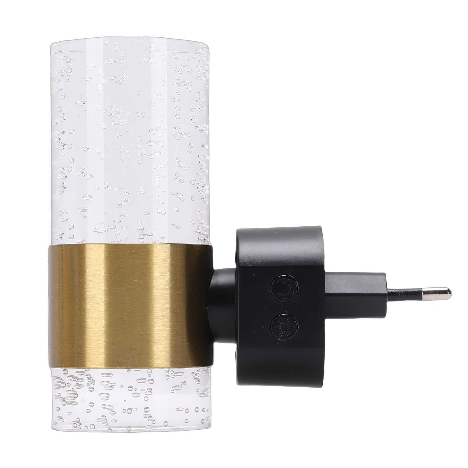 Tangxi Moderna Luce Notturna Plug-in Luminosità Regolabile con Sensore Dal Crepuscolo All'alba per Corridoio e Asilo Nido Luci Notturne Acriliche 2 Pezzi (1w Spina europea)