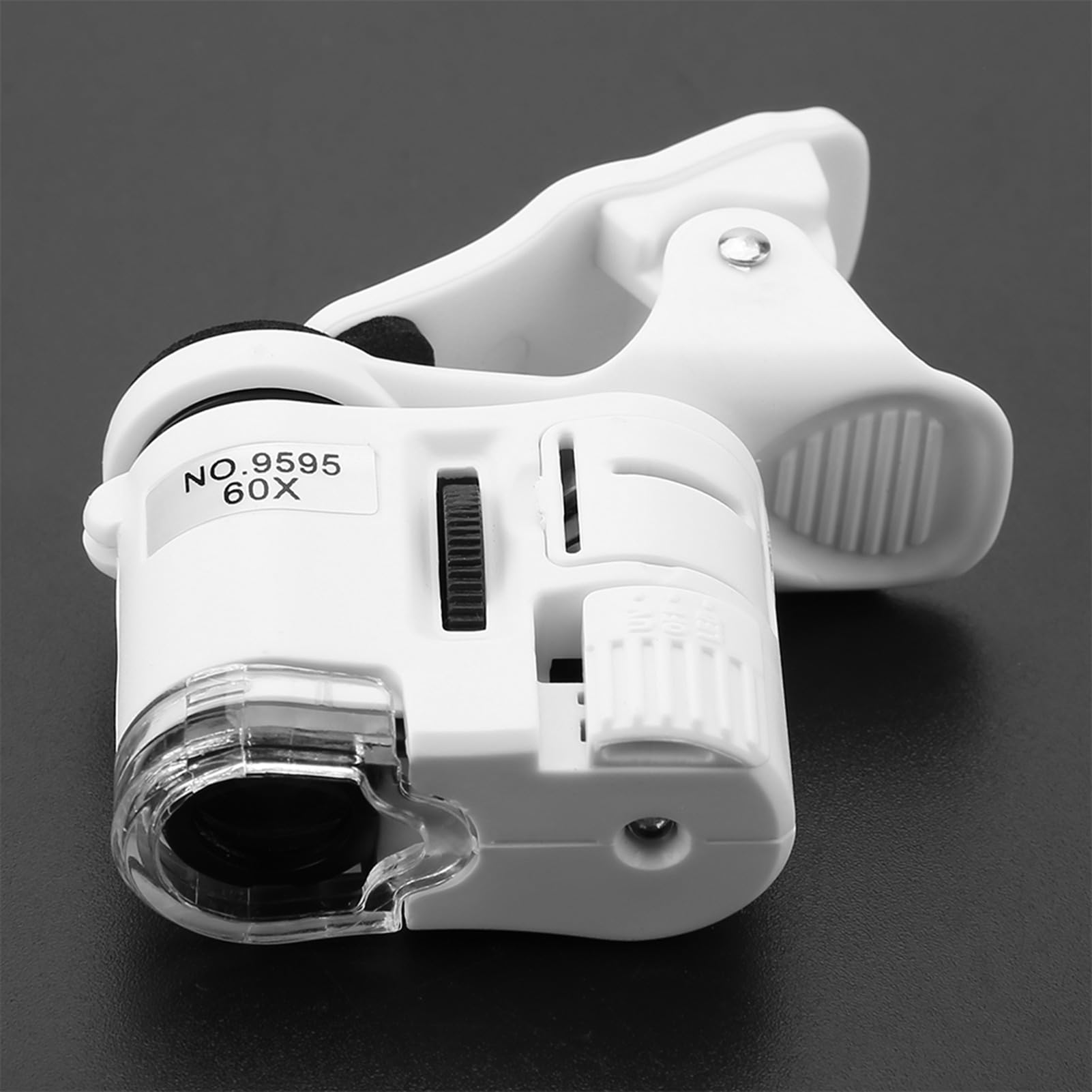 9595W 60X Loupe LED UV Mini Microscope Clip Téléphone Portable - Détecteur Pièces Et Inspection