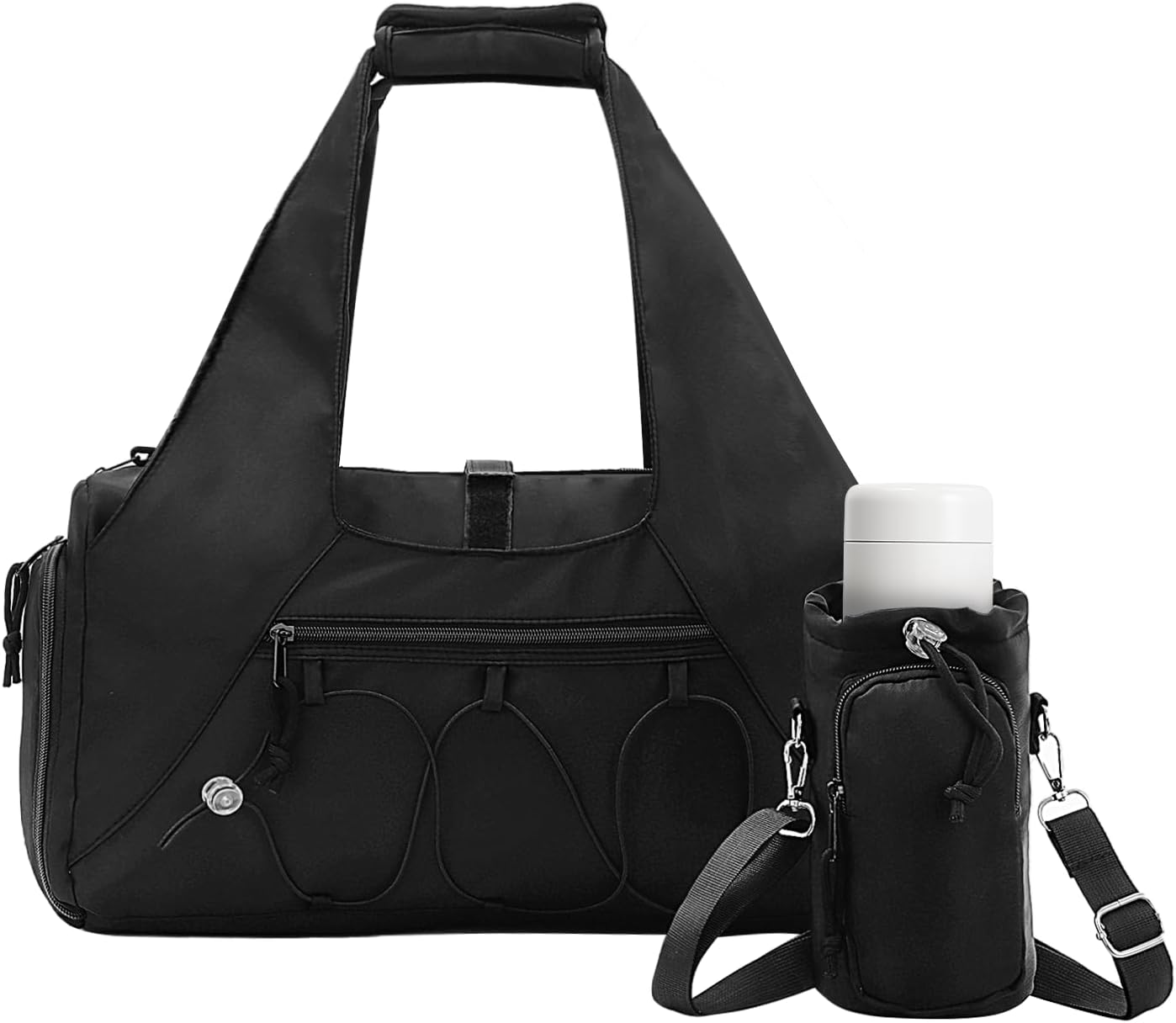 Oweisong Gym Bag for Women Sports Duffel Bag Lightweight Yoga Tote Travel Carry On Handbag with Shoes Compartment