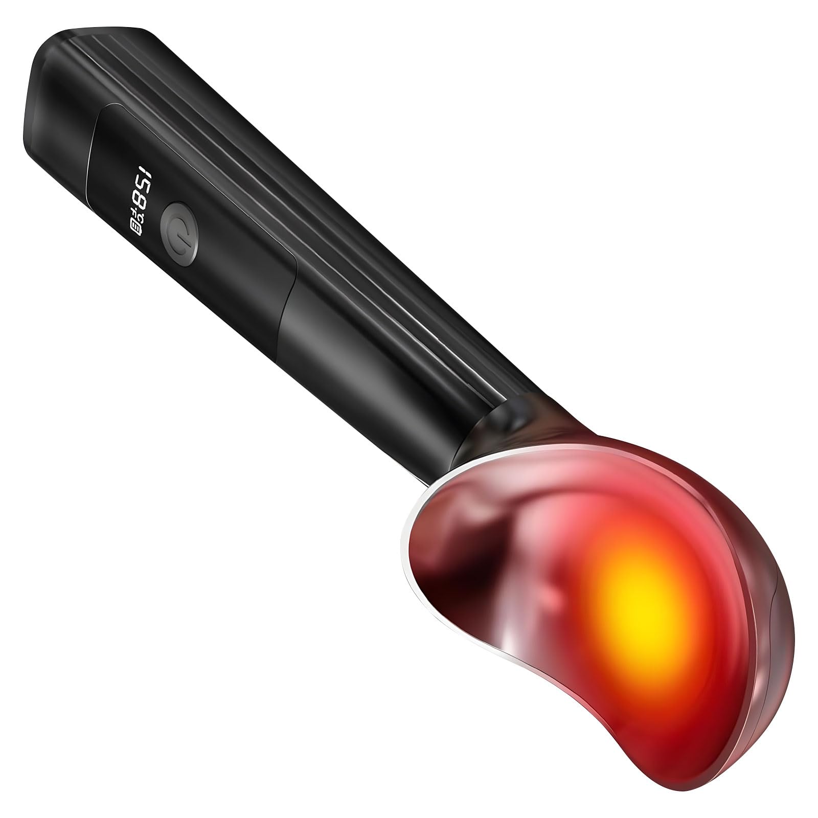 Utensile riscaldato Alimentato a Batteria per Gelato e Yogurt Freddo con capacità Lunga Durata 3200 mAh Utensile per Gelato con Display LED e Impugnatura ergonomica