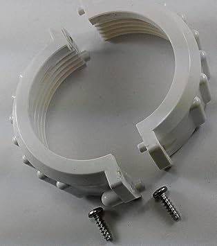 Pool Spa Split Nut Unions with Screw and Heater Gasket/O-Rings - 3 Inch Actual Size for 2 Inch Heater