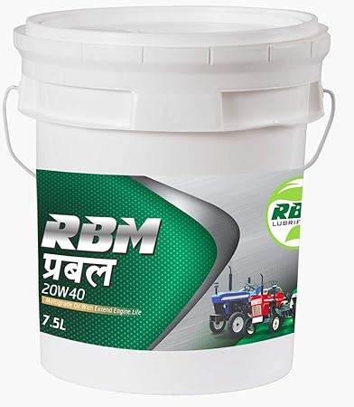 RBM OIL CORPORATION 20W40 Engine Oil for Tractor (7.5 L)