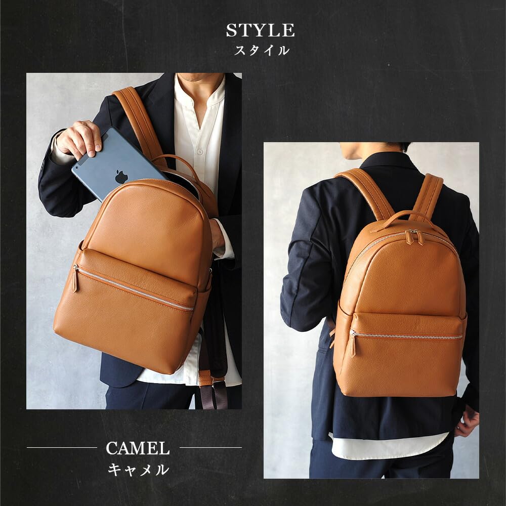 JS-DESIGN ジェイエスデザイン　ビジネスバッグ　リュック　レザー　A4 ジェイエスデザイン JS-DESIGN スーツスタイルにマッチする本格