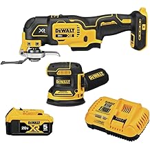 DEWALT 20V MAX* XR Sander & Multi-Tool, Woodworking Kit, 2-Tool DCK202P1