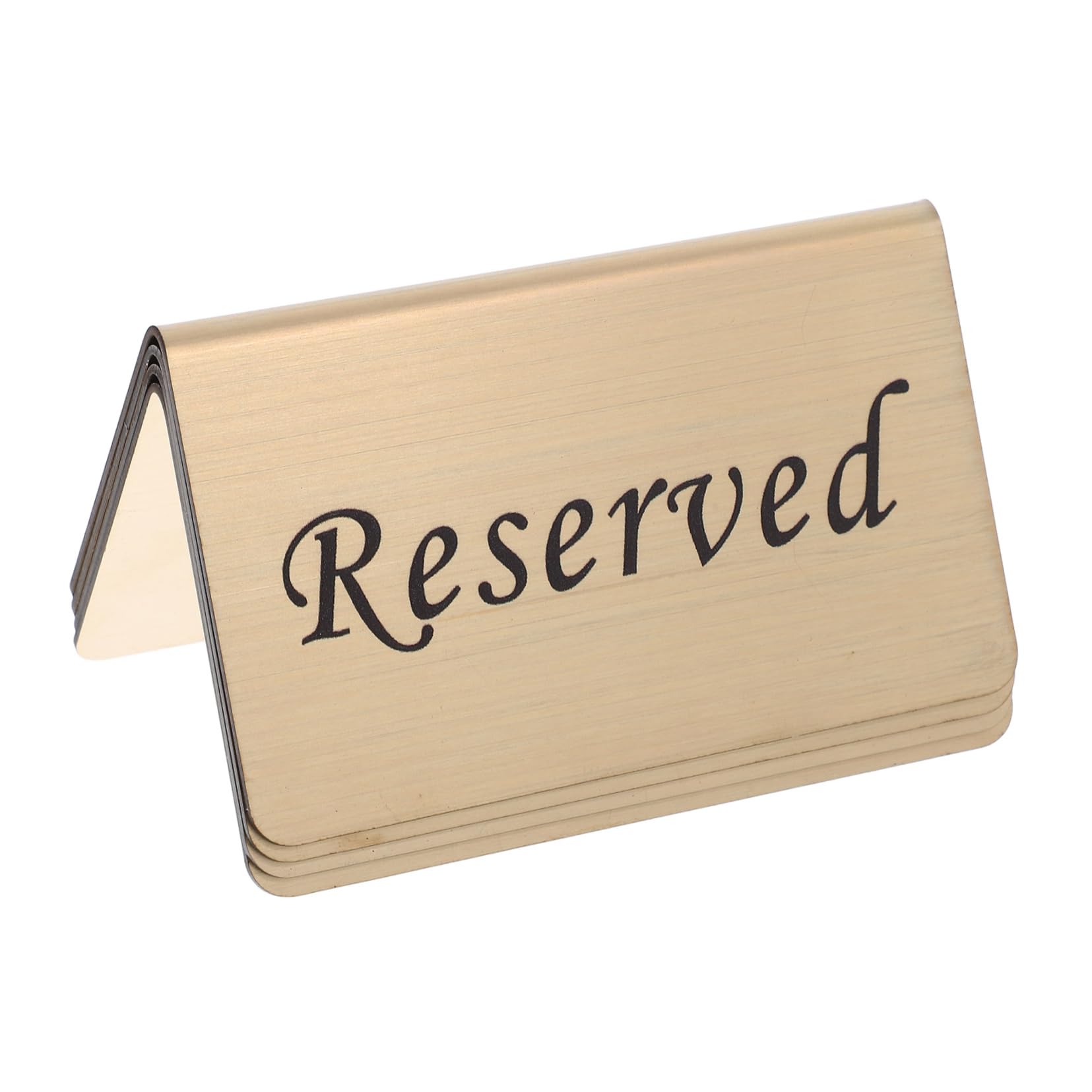 PRETYZOOM 12piezas De Mesa Reservadas Inoxidable Para Carteles Elegantes Para Bodas y Para Asientos Restaurantes