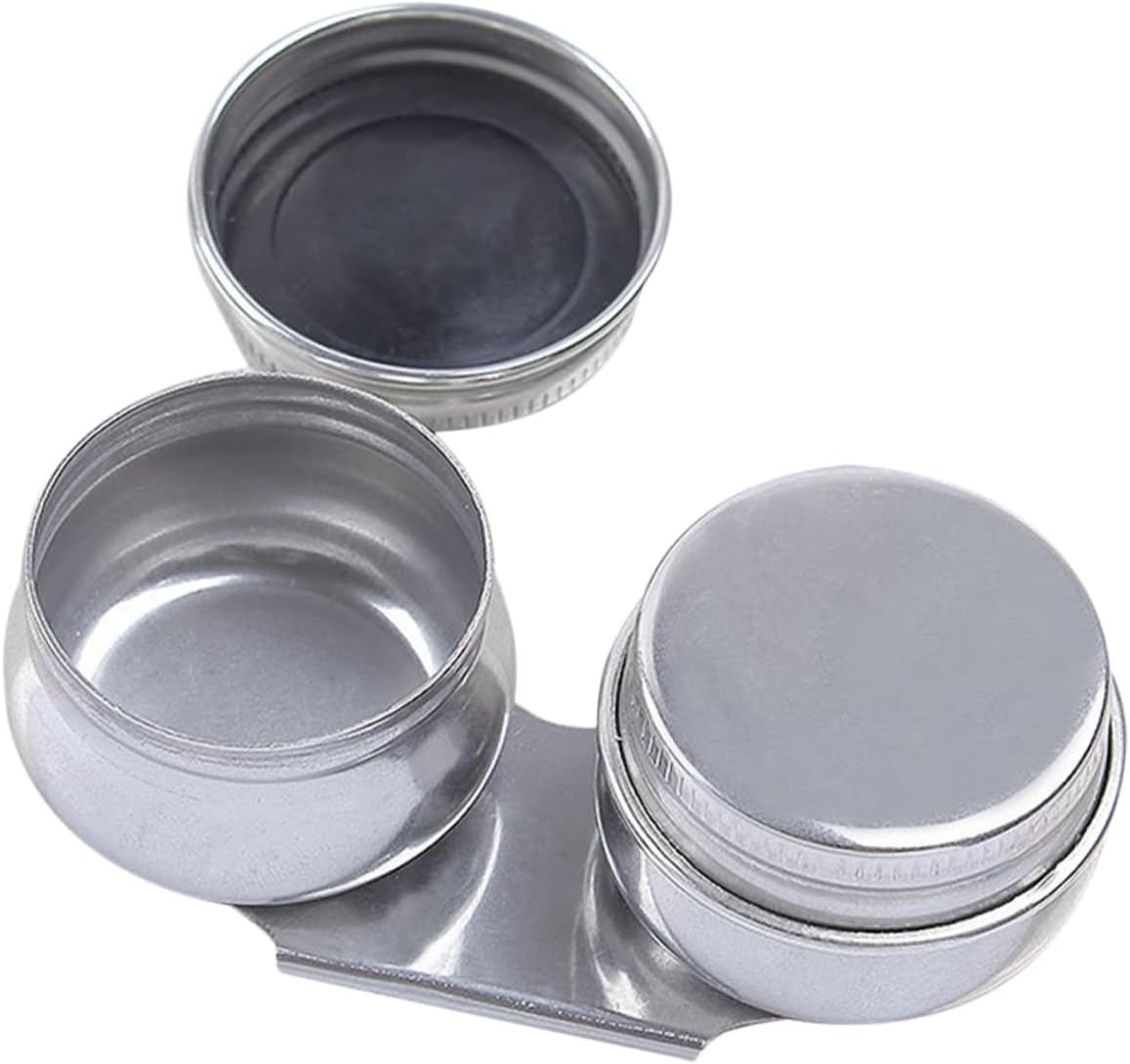 Oil Paint Megilp Turpentine Wide Mouth Palette Cup Double Palette Cup Portable