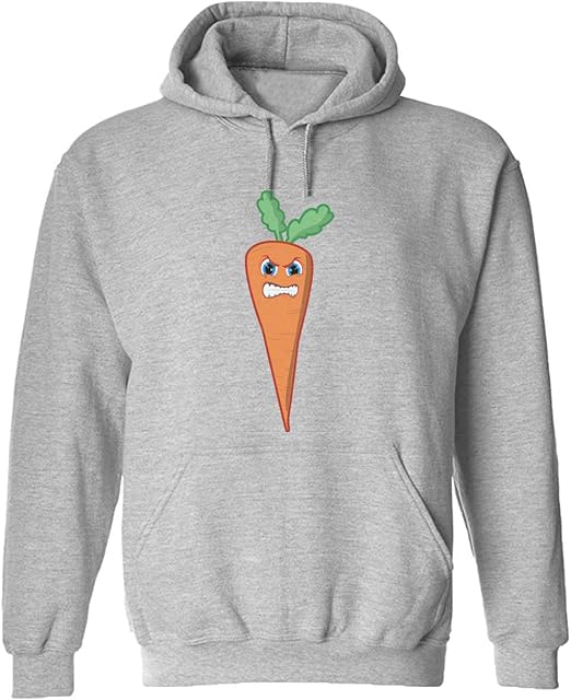 Angry Carrot Pullover Hoodie Amazon.co.uk Fashion