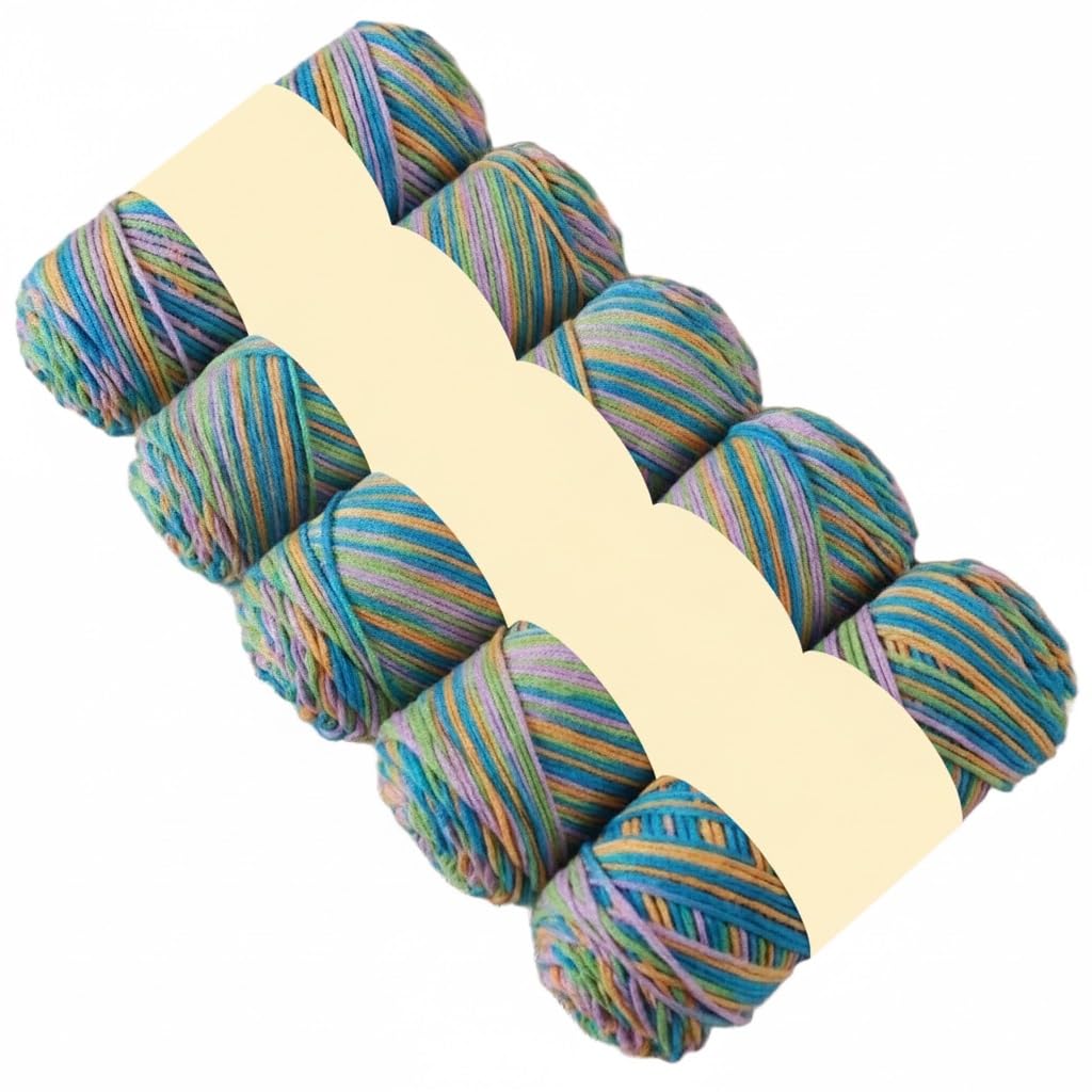 Fil mélangé acrylique tricot loisirs créatifs avec cordon artisanal 150m