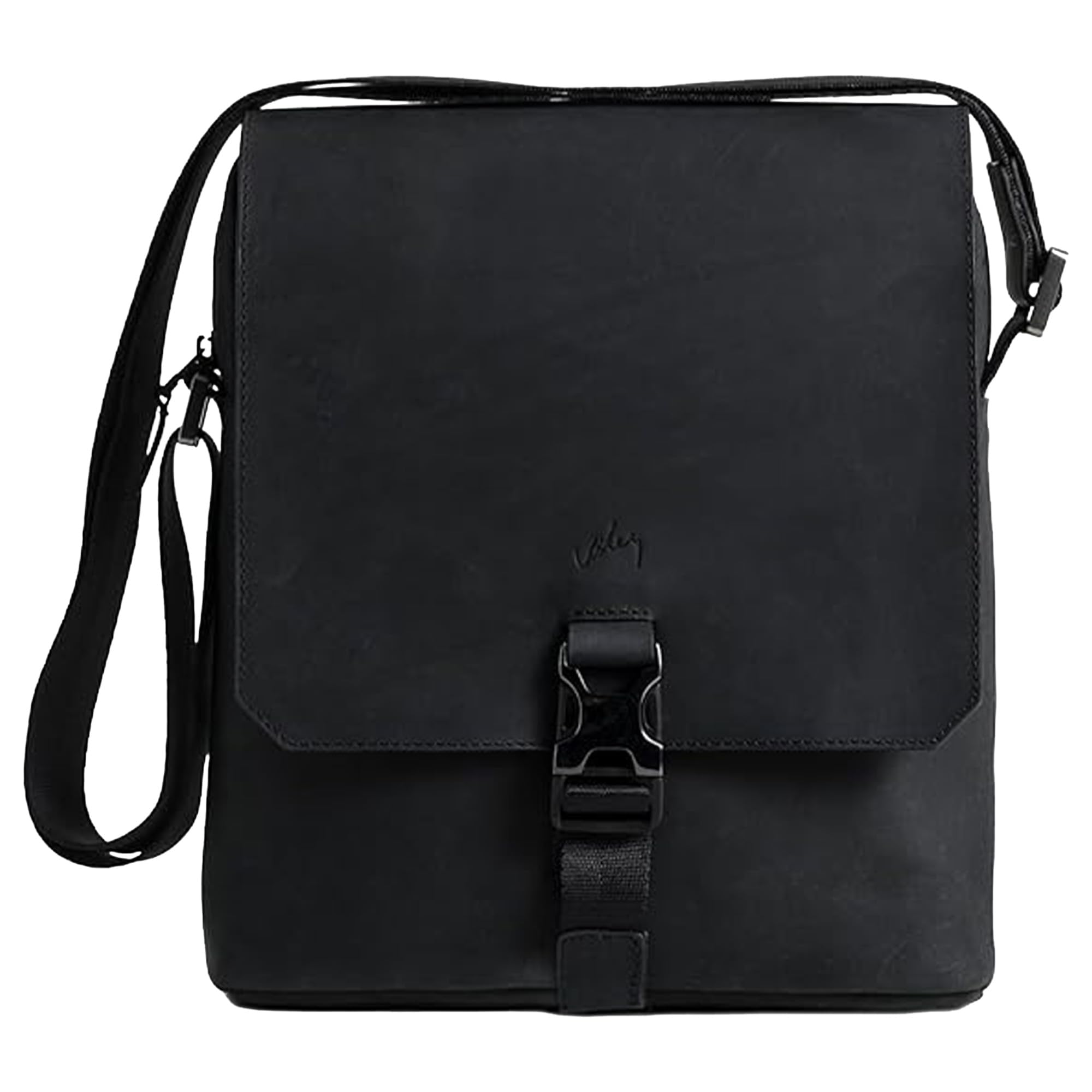 VELEZ Top Grain Leather Bag For Men - Small Sling Messenger Bags - 11 inch Tablet - Mens Crossbody Shoulder Purse