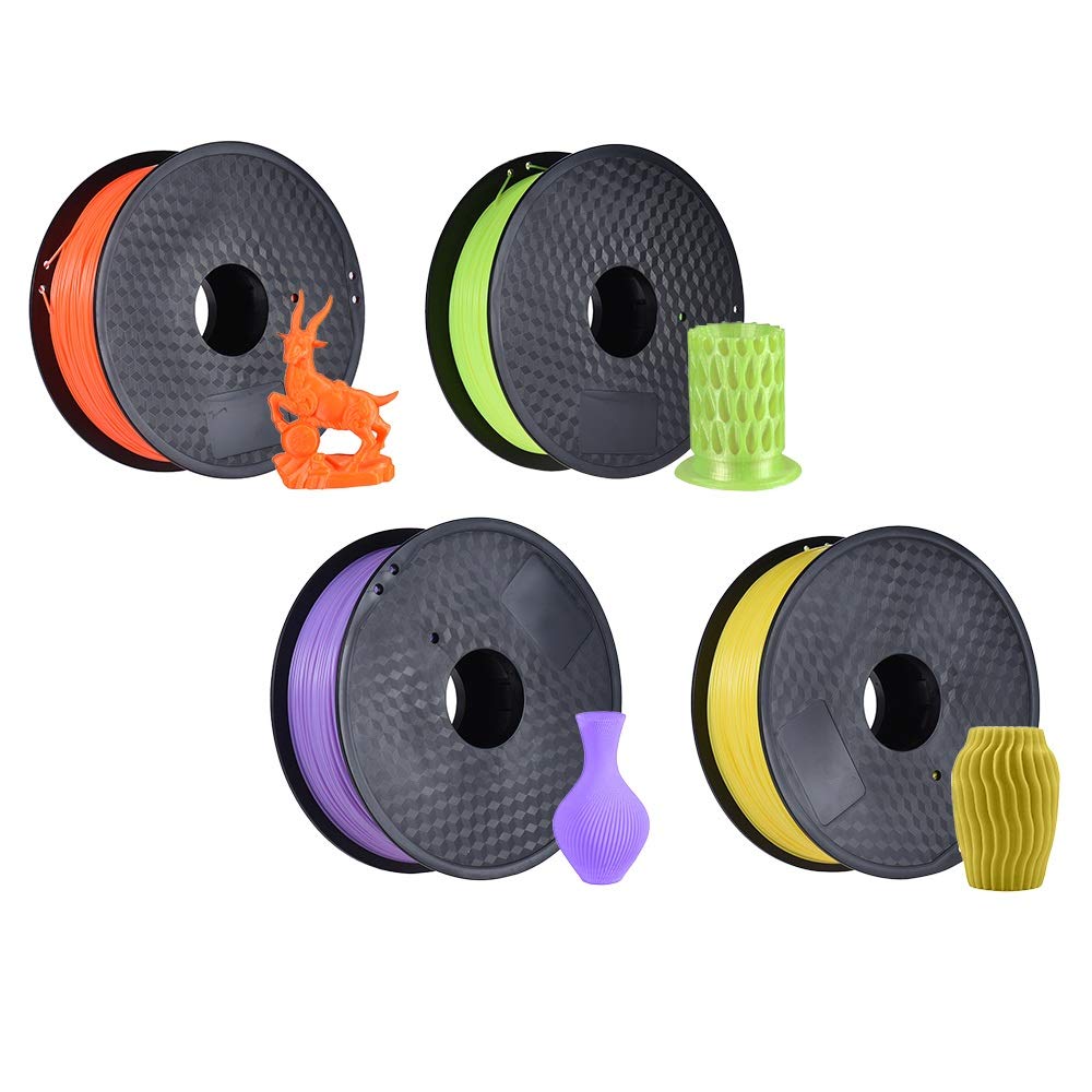 PLA-Filament für 3D-Drucker, 1 kg/Rolle 1,75 mm, für MakerBot Anet 3D-Drucker, 17 Farben optional braun