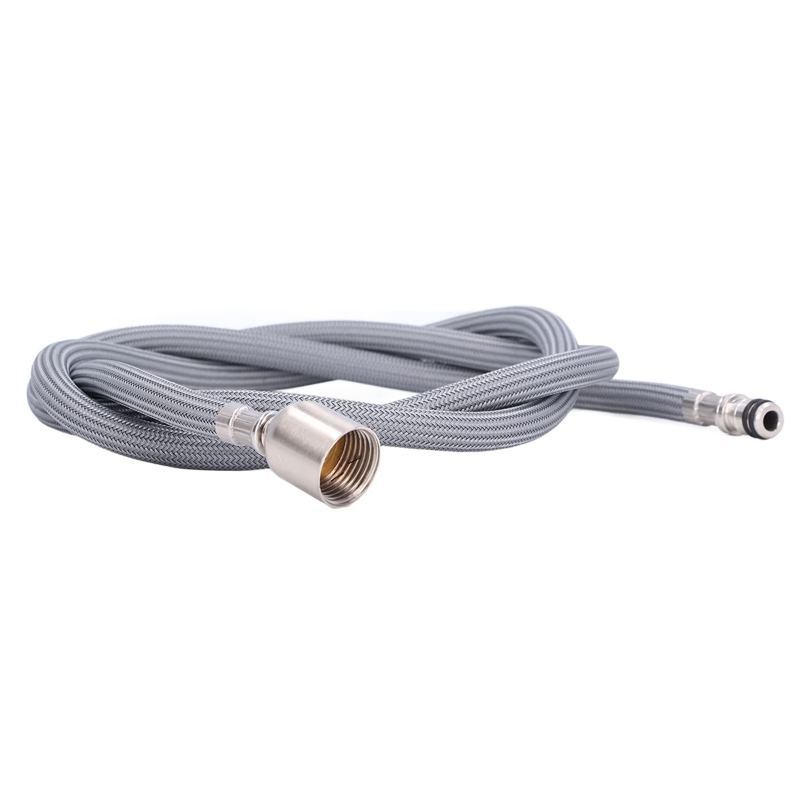 G1/2 1,5 m Tuyau de Douche Flexible en Nylon Tressé et PVC – Remplacement pour Robinet Cuisine et Salle de Bain
