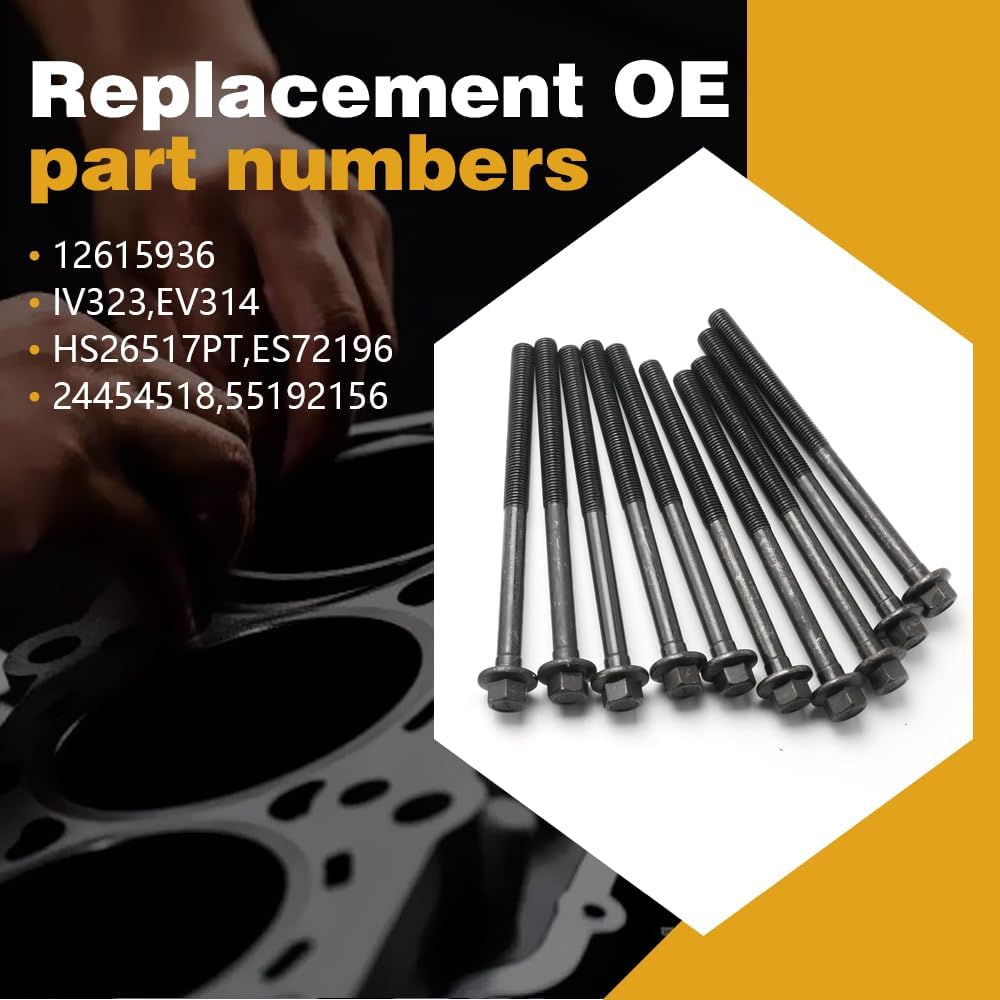 2.4L Head Gasket Set FIT for 2010-2013 Equinox Terrain, FIT for 2010-2013 Buick Lacrosse Regal Verano 2.4L, MLS Cylinder Head Gasket Replace HS26466PT