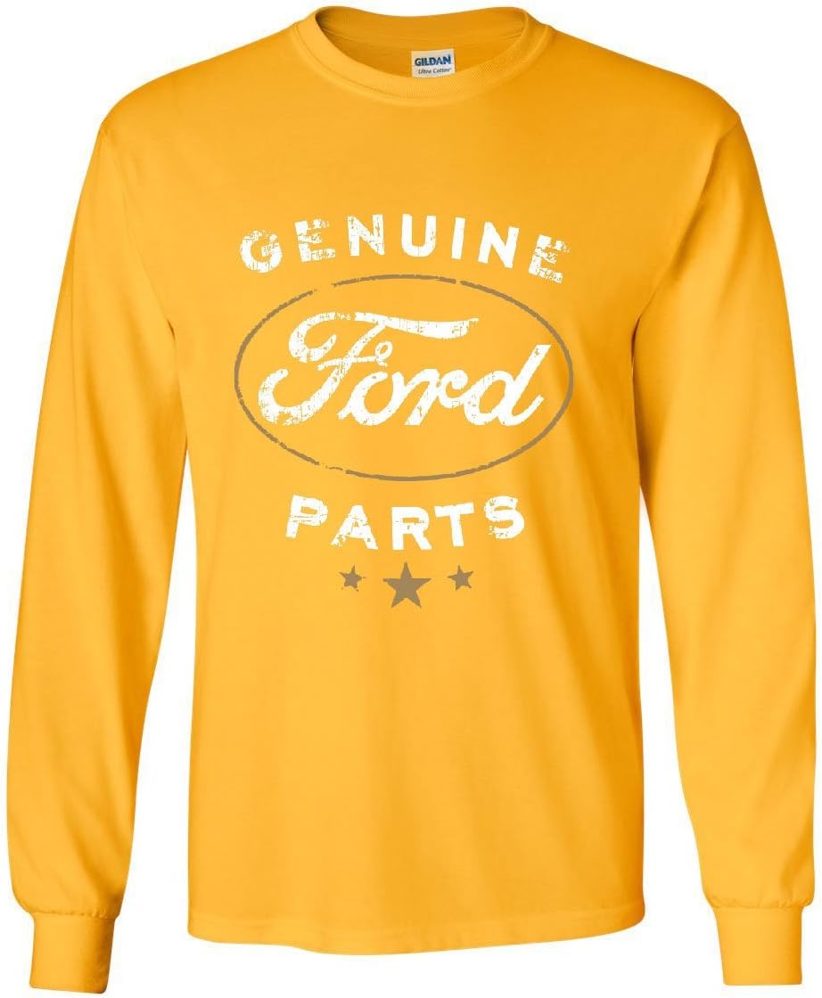 Genuine Ford Parts Long Sleeve T-Shirt Distressed Ford Logo Tee