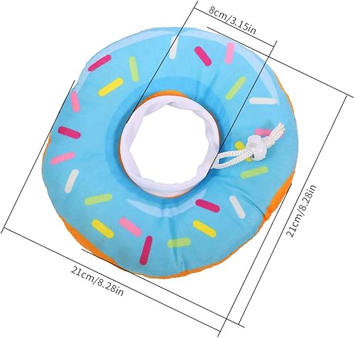 Miniatura 2 de FRIUSATE Collar suave de recuperación para gatos, cono de dona ajustable para dejar de lamer, cómodo y ligero para gatos y gatitos después de la