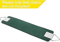 Vista 3 de WUWEOT Asiento de columpio, columpio de repuesto con anillo triangular de metal, soporta 250 libras, resistente, 24 x 6 pulgadas, juego de columpios