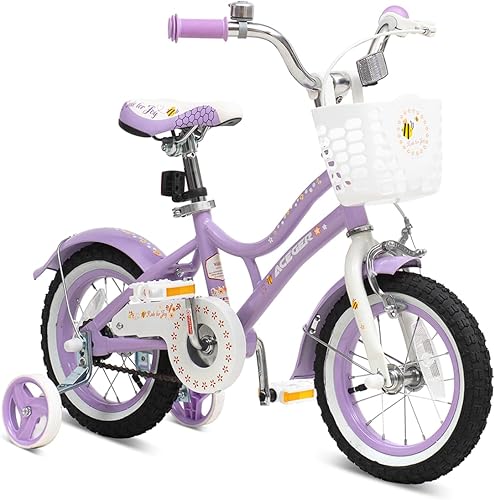 Miniatura 9 de ACEGER Kids Bike for 2-14 Years Old, 12 14 16 18 Inch Girls Bike with Removable Training Wheels, 20 Inch Kid's Bicycle with Kickstand only,