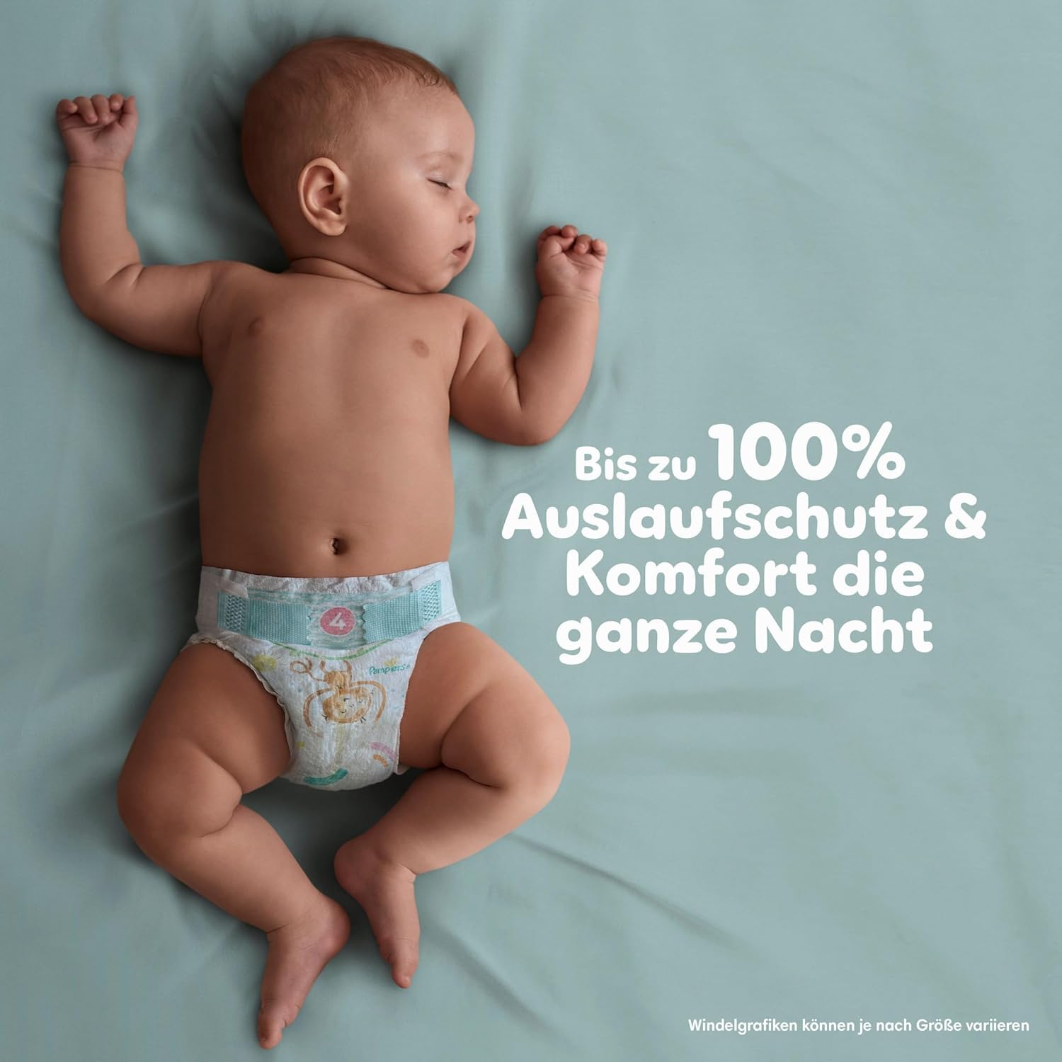 Pampers Baby-Dry Größe 6+, 176 Windeln, 14kg-19kg, Bis zu 100% Auslaufschutz & Komfort die ganze Nacht