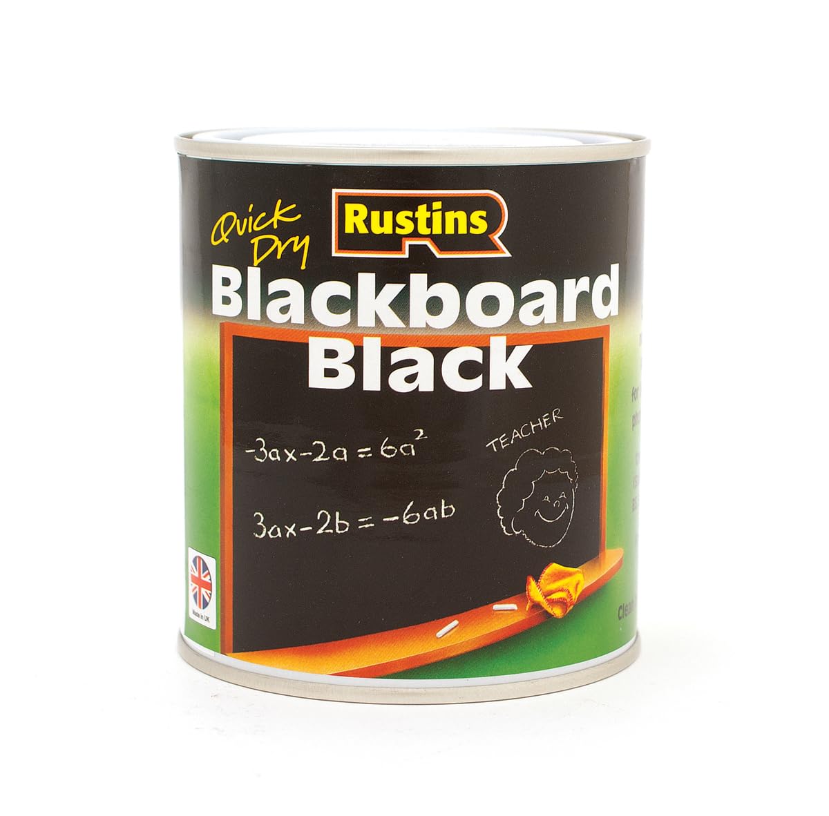 Rustins Quick Dry Matt Board Paint 500Ml In Black Acrylic