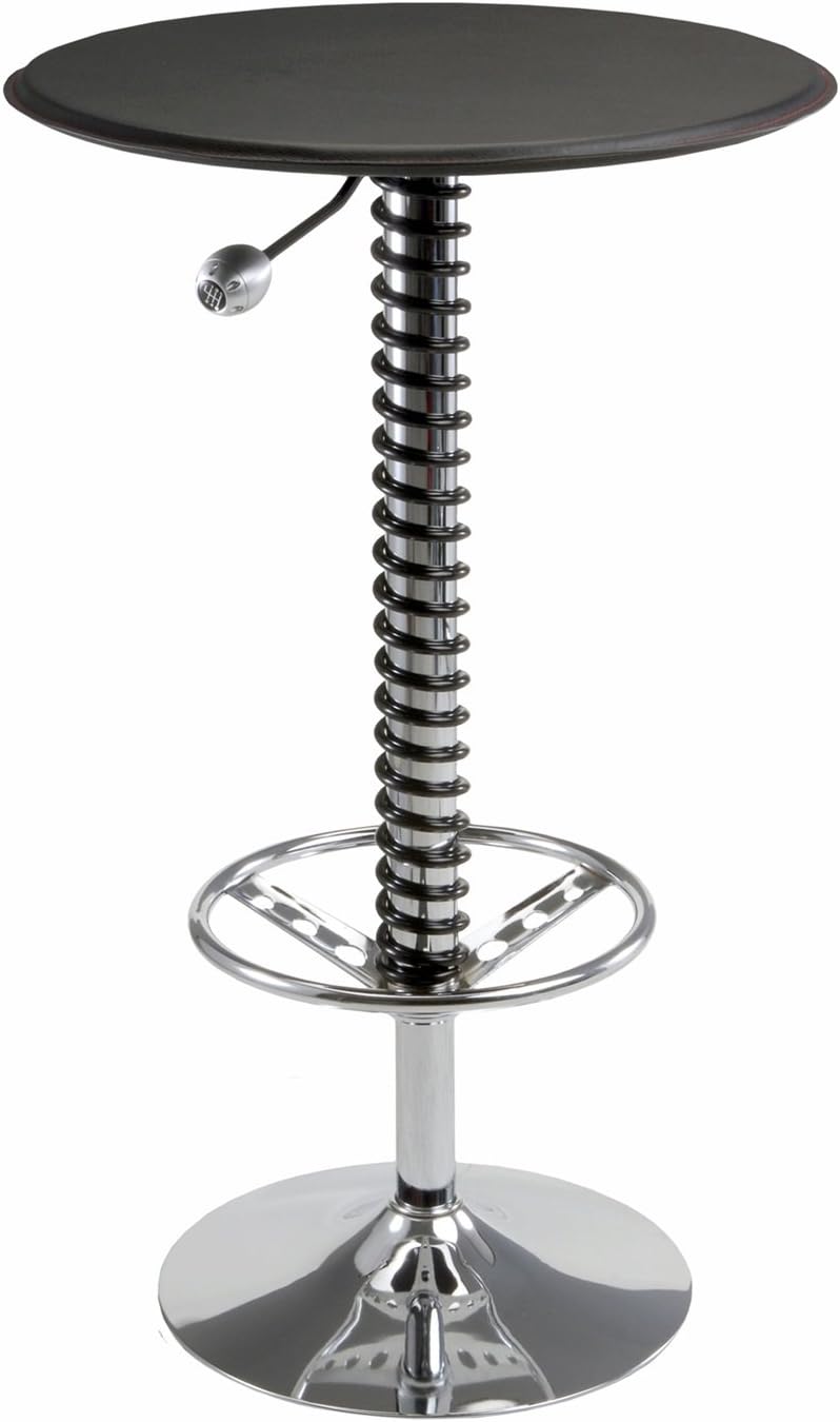 HR1500B Black Pit Crew Bar Table