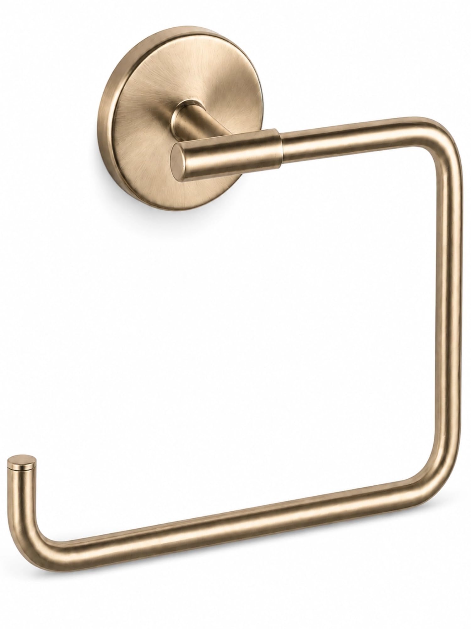 COVIXXIO Hand Towel Holder Champagne Bronze Towel Racks for Bathroom Wall Square...