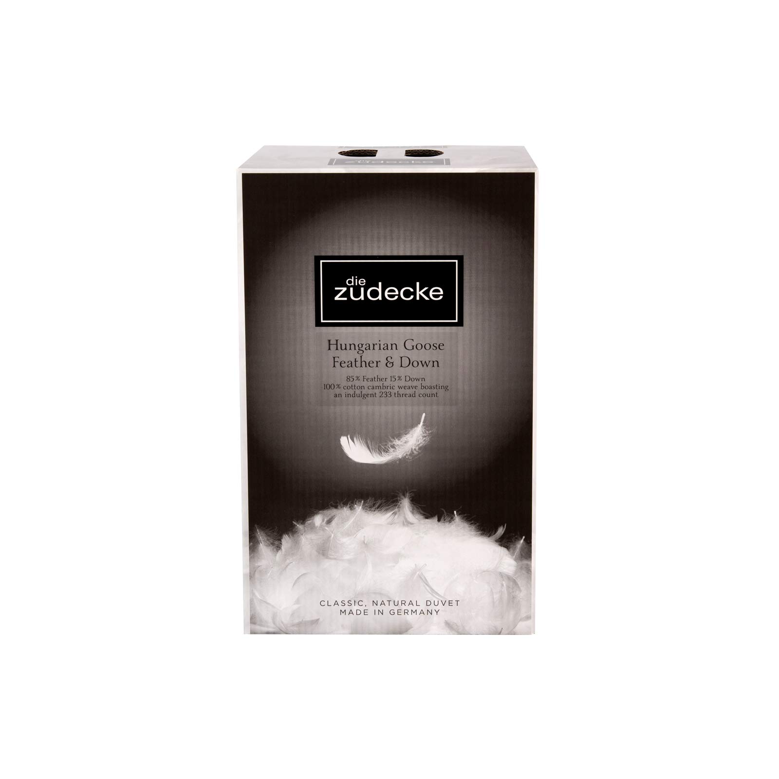 HLS Duvets Surrey Down Hungarian Goose Feather And Down Natural Duvet/Quilt, 10.5 Tog - King Size