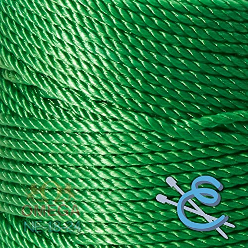 Image of Espiga No.18-100% Nylon Omega String Cord for Knitting and Crochet - 24 Lime