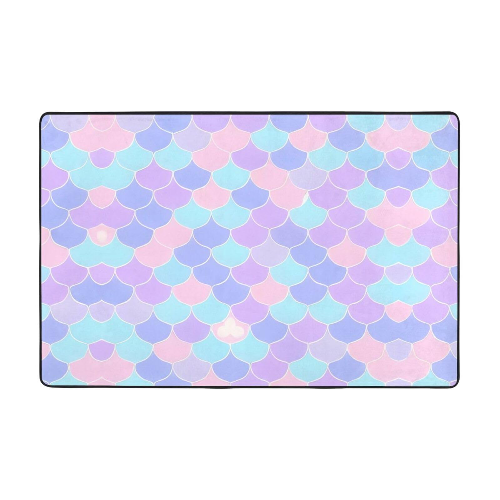 Tapis absorbant en flanelle sirène HYTTER au velours fin et durable